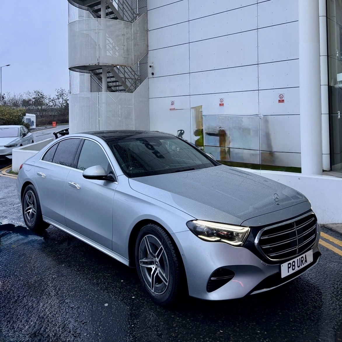 Premium Silver Mercedes-Benz Sedan