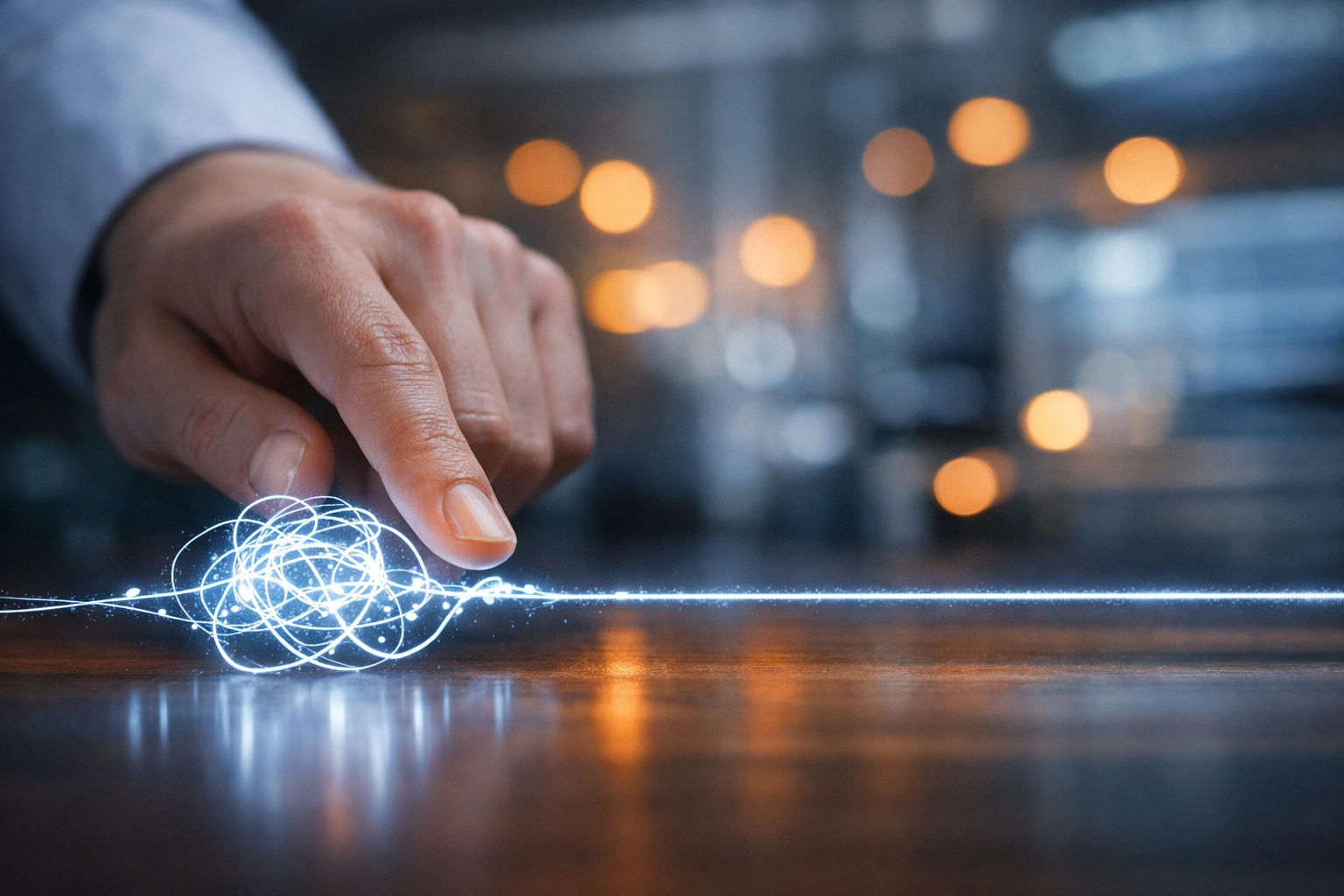 Human intervention ensuring empathy and accuracy within an automated AI customer support workflow.