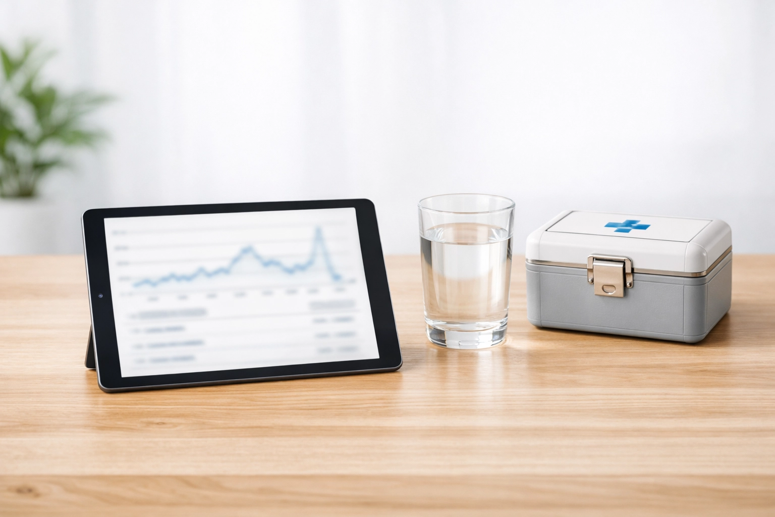 Digital health tools and medical chart for comparing Wegovy substitutes like semaglutide.