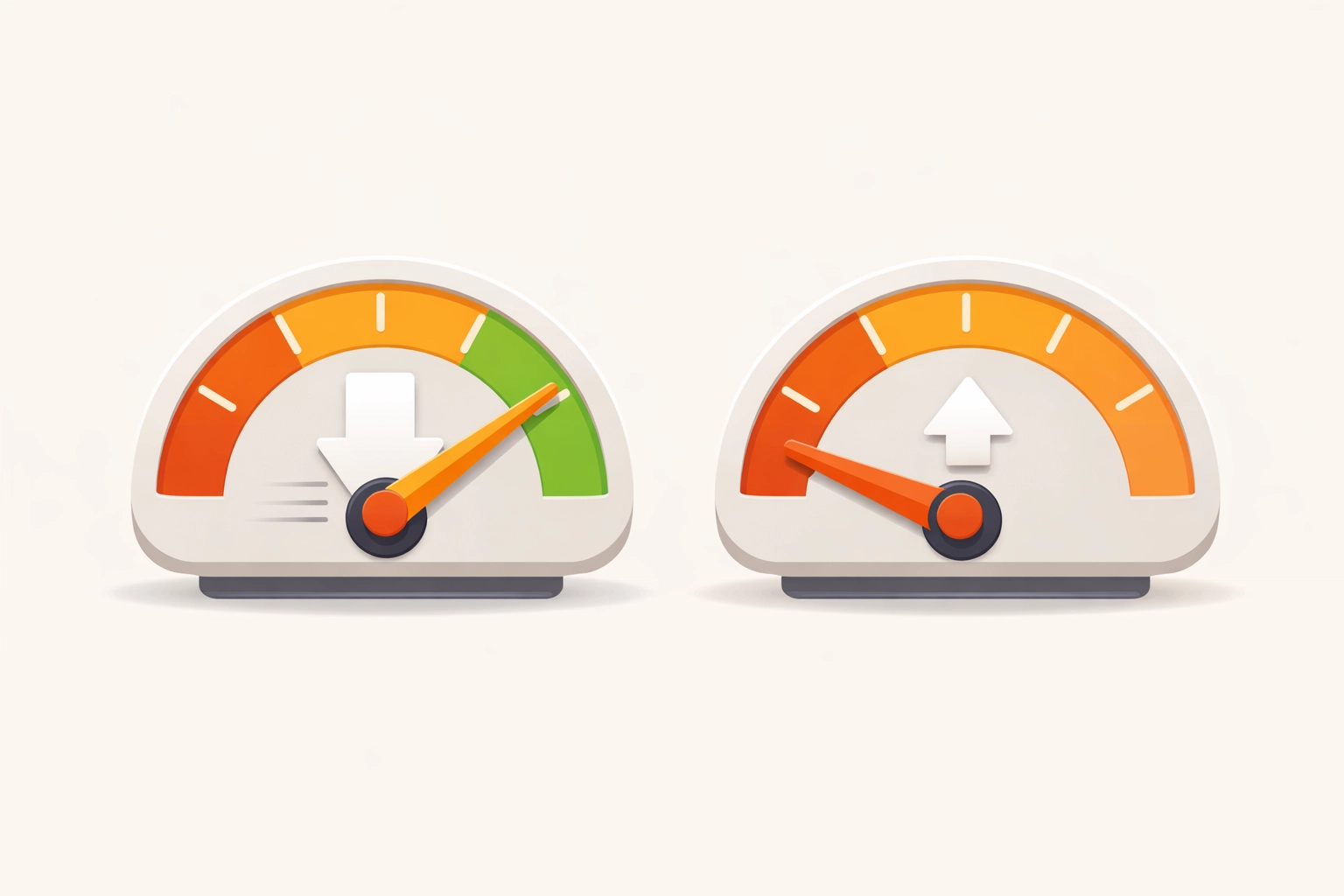 Comparison showing fast download speeds versus slow upload speeds for Clarkston WA internet