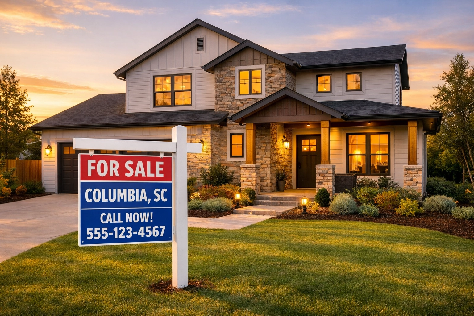 Columbia SC home for sale with professional landscaping and proper pricing strategy