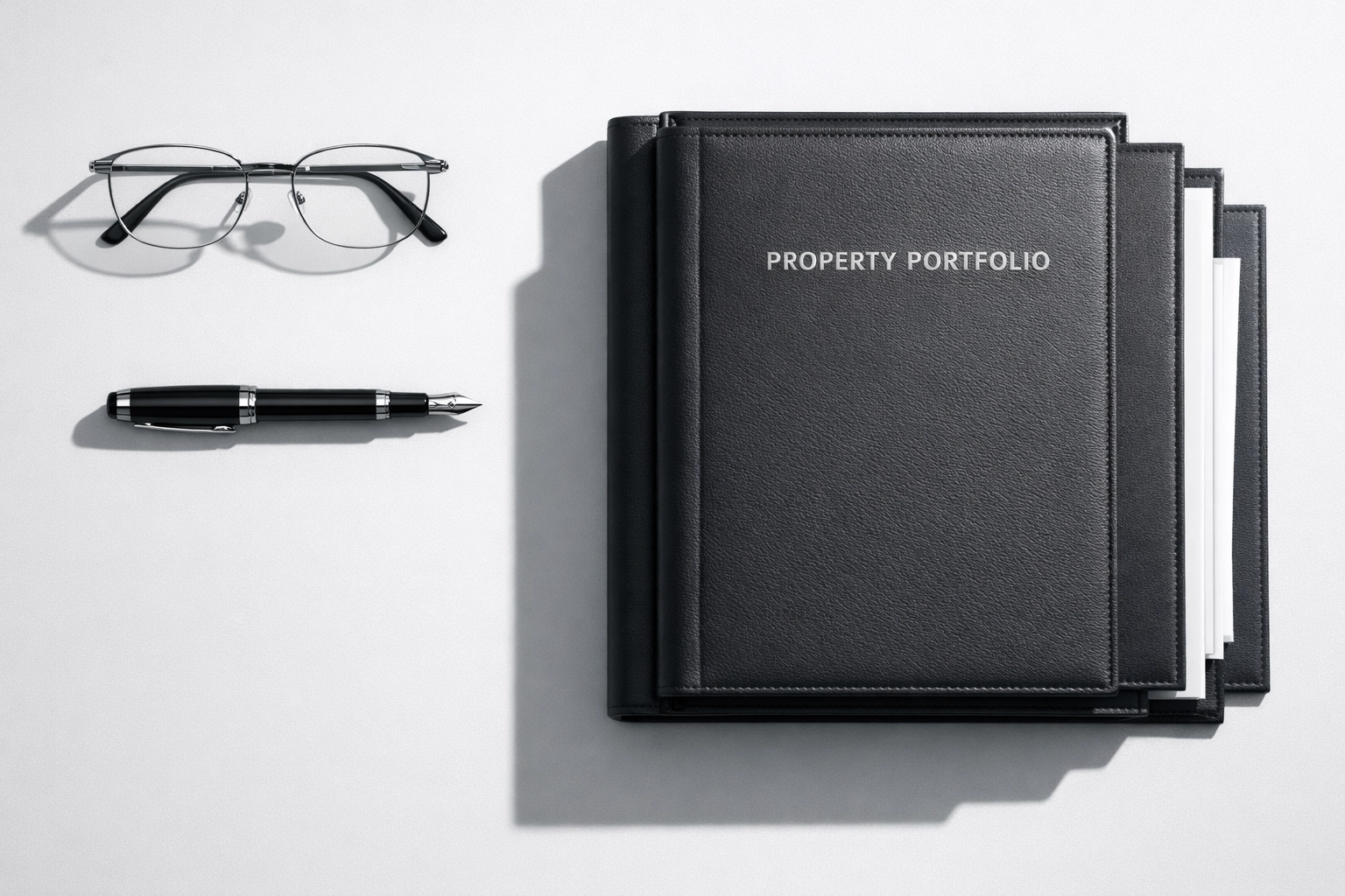 Organized property management records and portfolios ready for the buyer due diligence process.