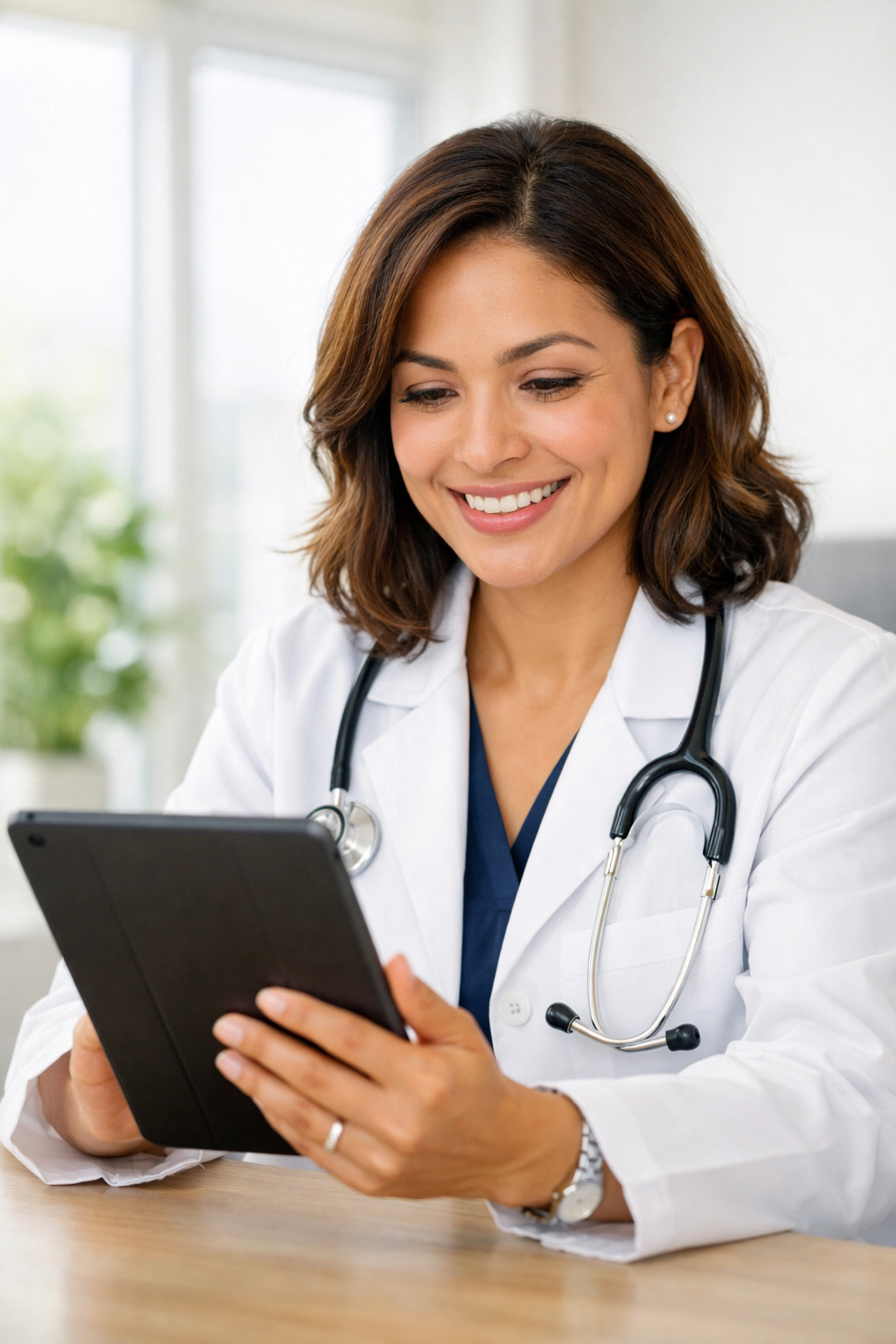 Licensed medical provider offering expert guidance during a telehealth consultation for weight loss.