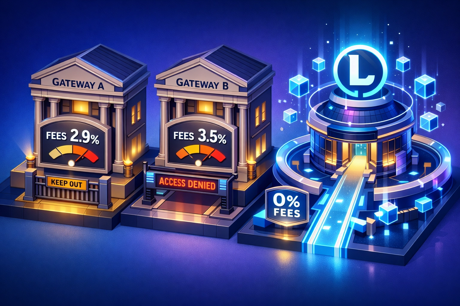 Comparison of crypto payment gateways with decentralized merchant platform