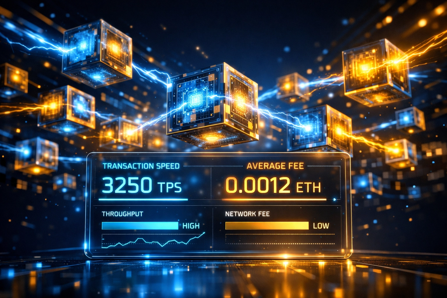 LareBlocks Layer 1 blockchain network showing fast payment transactions and low fees