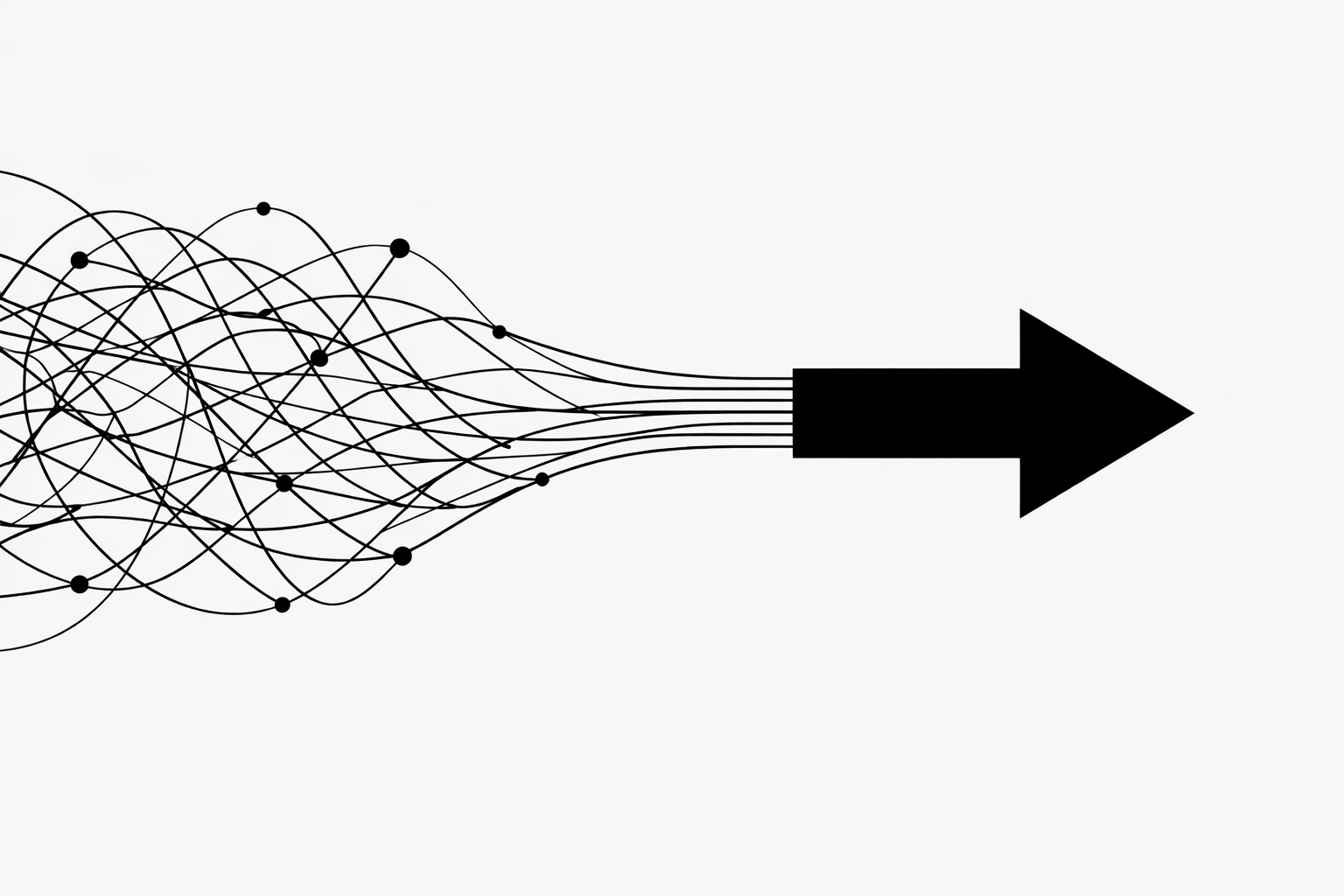 Business leaders transforming data chaos into clear patterns and strategic direction