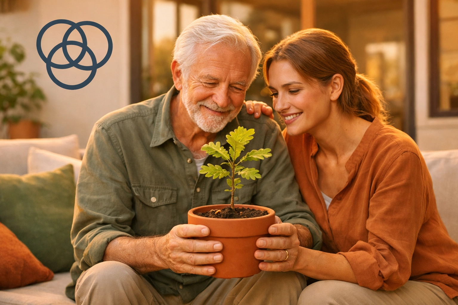 A family looking at a sapling, symbolizing generational wealth and tax-efficient legacy planning.