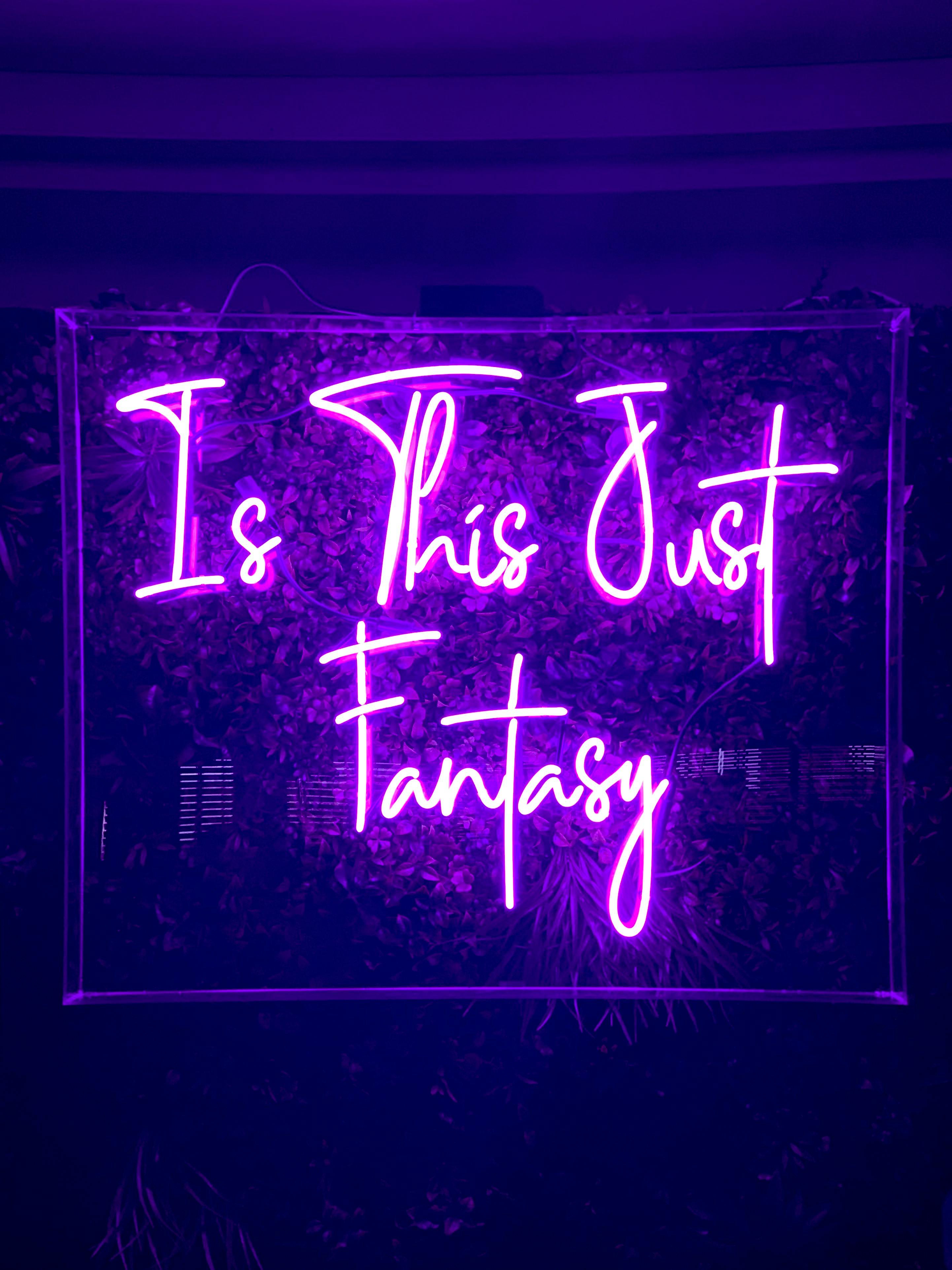 Custom LED Neon Sign - Is This Just Fantasy