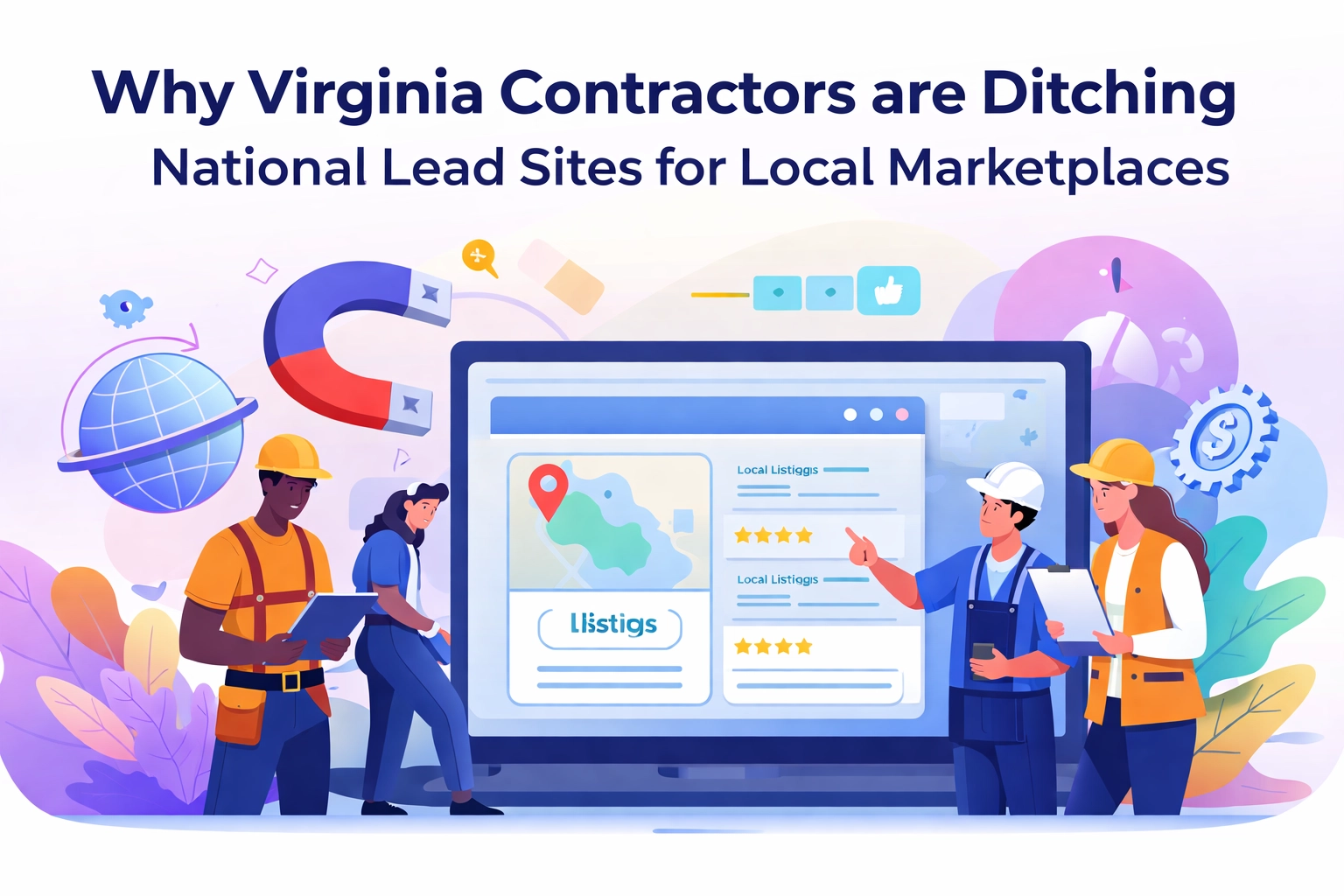 Virginia contractors choosing local lead marketplaces over national sites