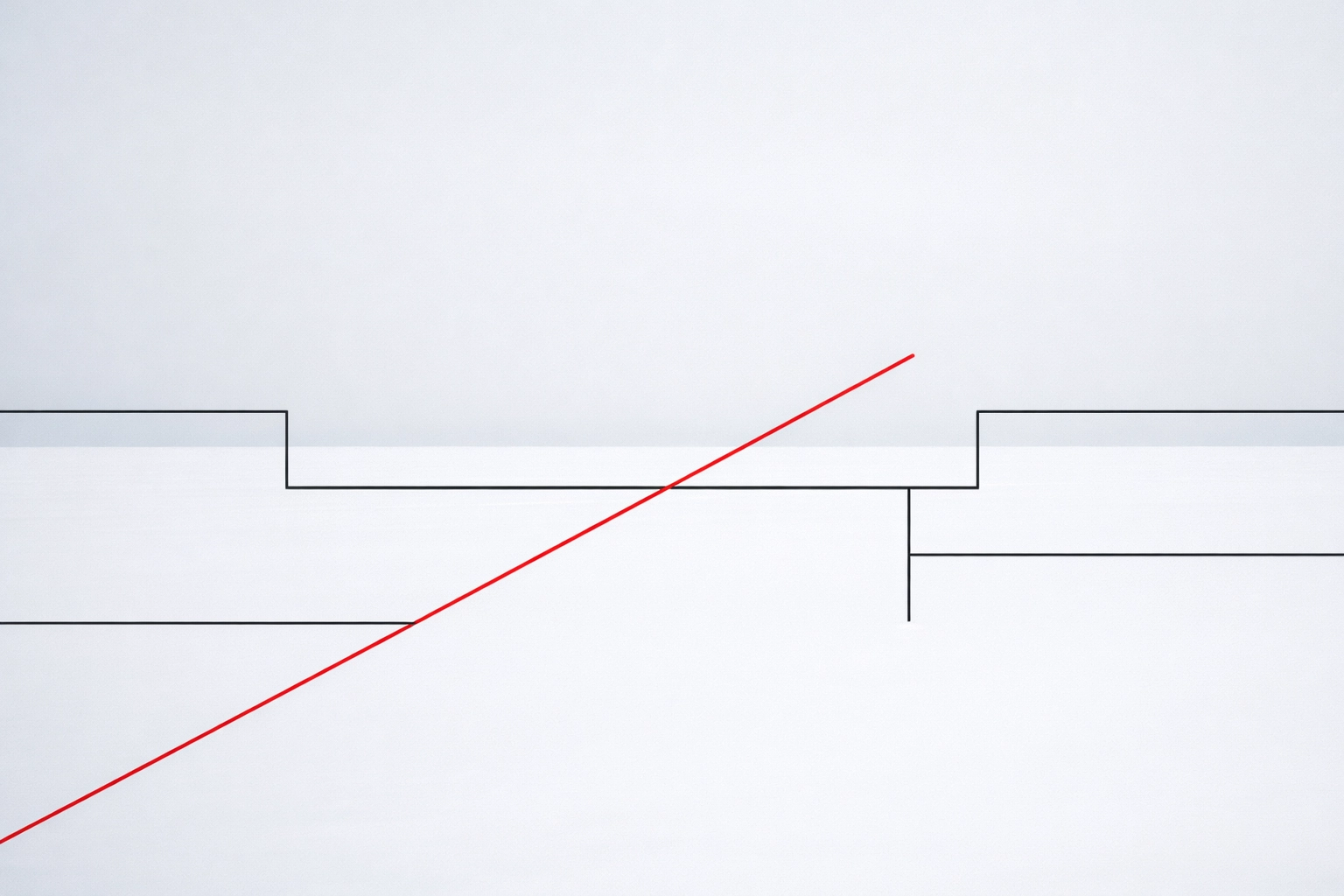 Délimitation précise des servitudes et frontières légales d'un terrain à bâtir à Québec.