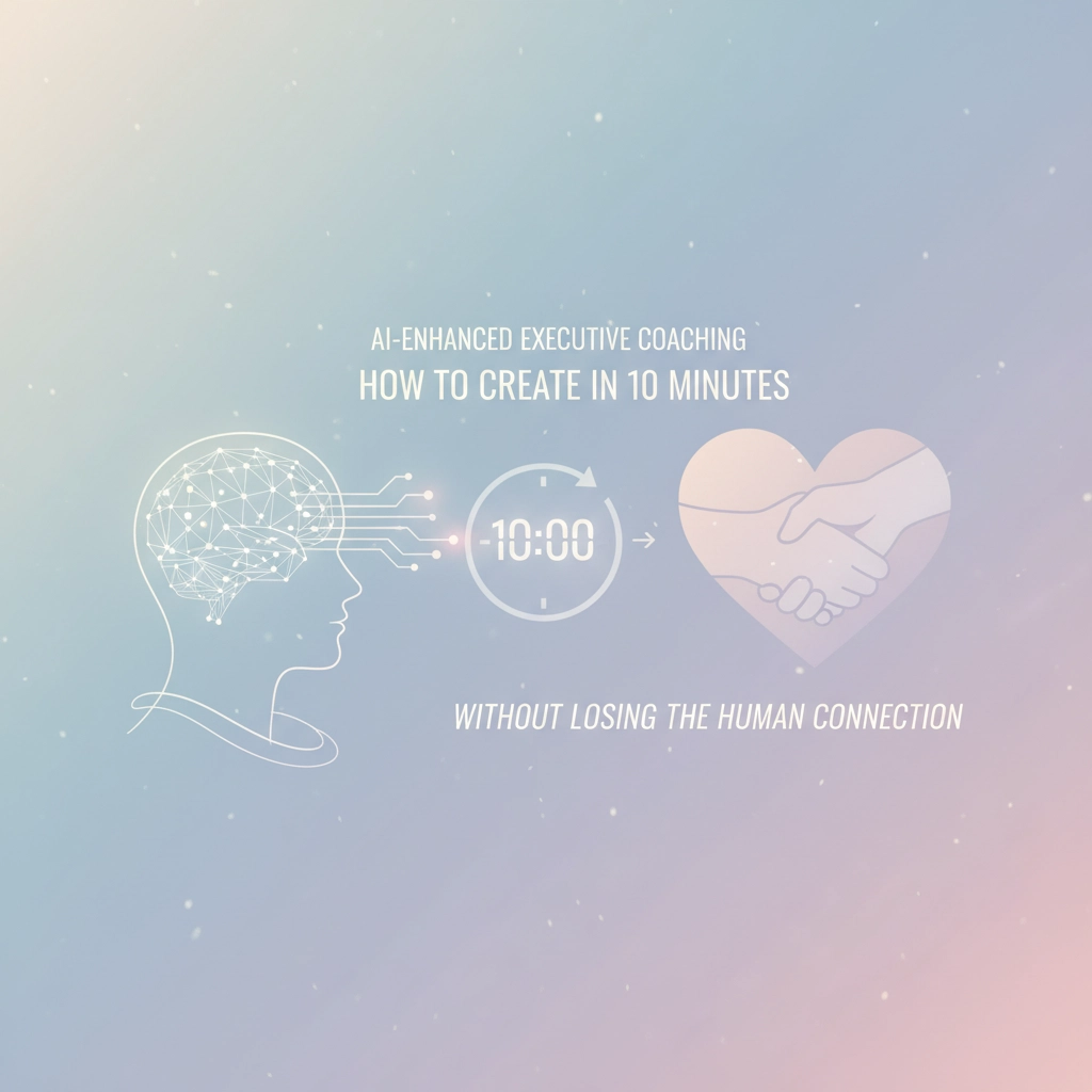 How to Create AI-Enhanced Executive Coaching in 10 Minutes Without Losing the Human Connection