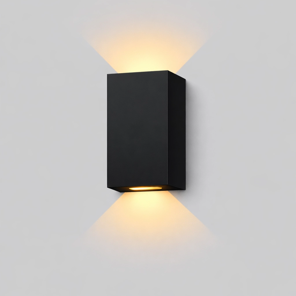 Modern outdoor lighting fixture installed on a Richmond home for better safety and style