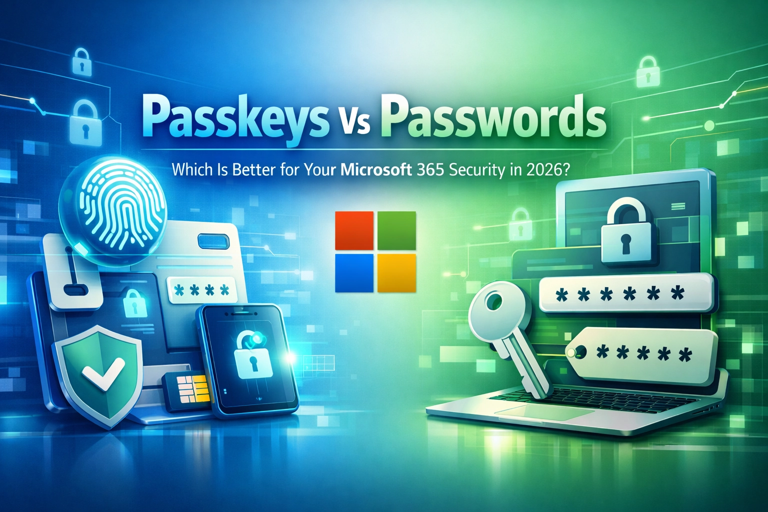 [HERO] Passkeys Vs Passwords: Which Is Better for Your Microsoft 365 Security in 2026?