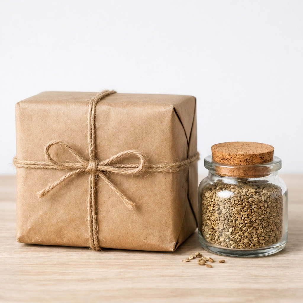 تغليف وخدمة شحن بذور اليانسون المغربي من متجر Moroccan Goods Shop