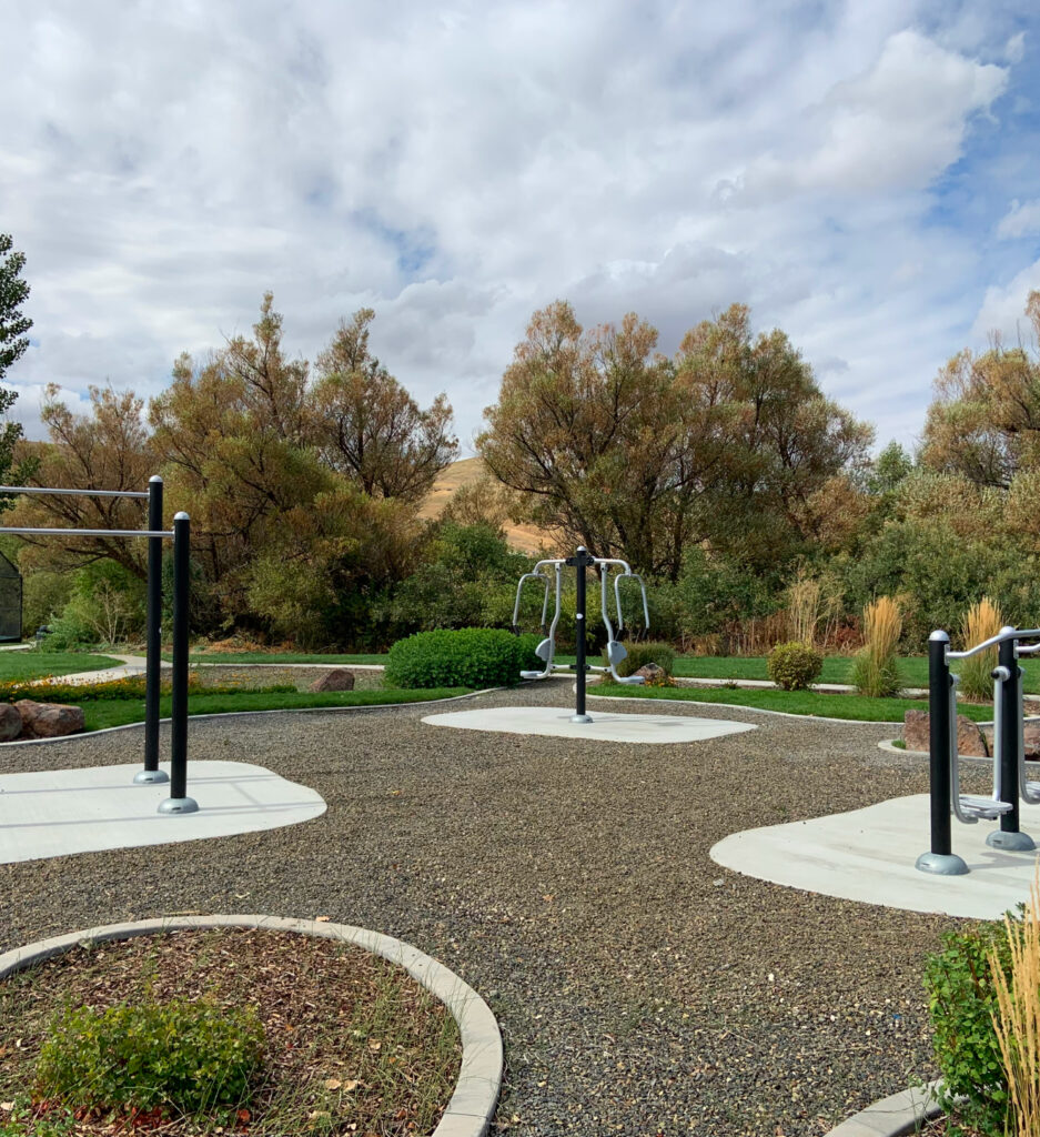 Commercial Splash Pad and Playground Area
