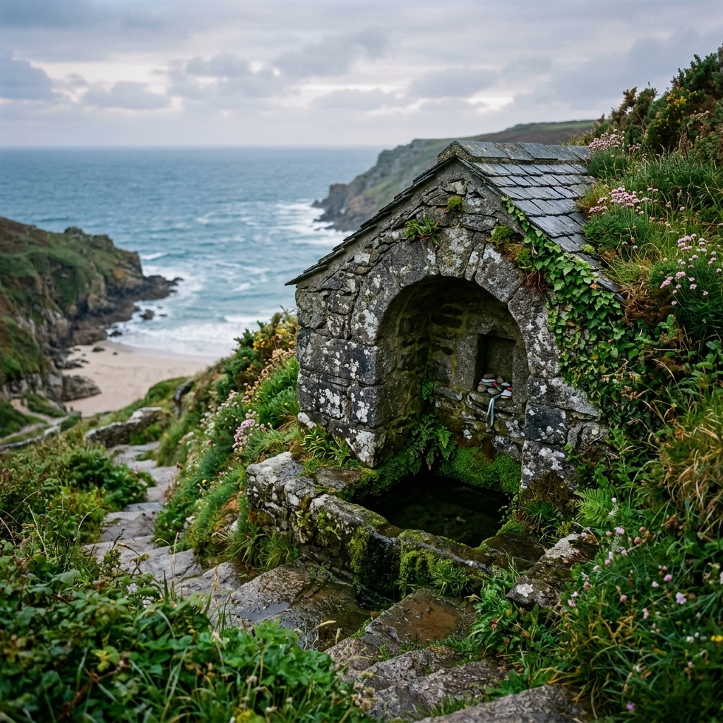 St Levan's Holy Well near Porthcurno