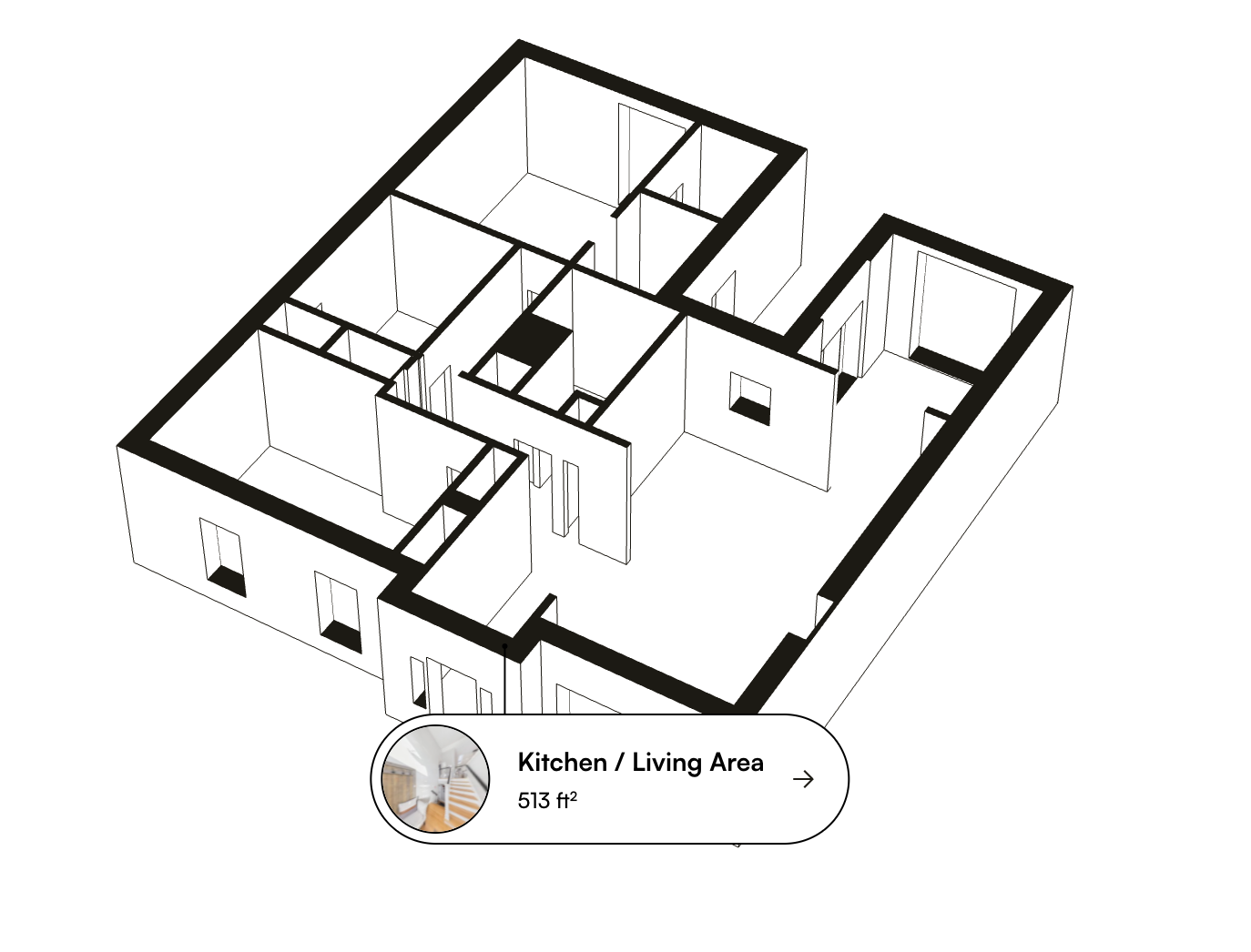 3D Floor Plan Visualization