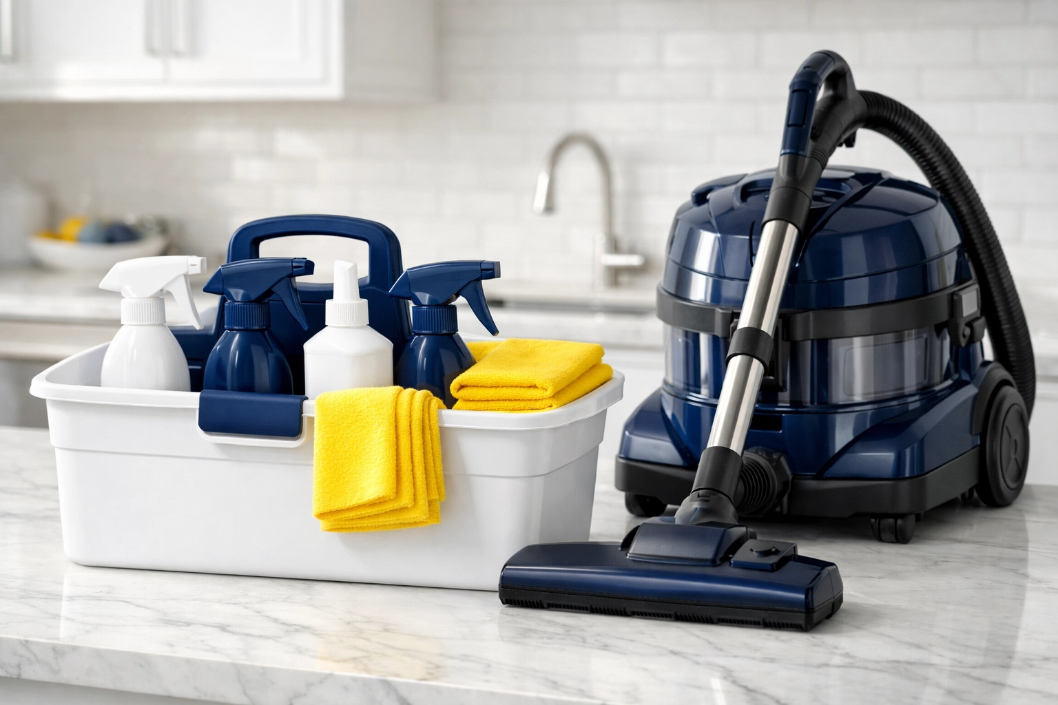 Professional-grade equipment and eco-friendly supplies used by local cleaning services near me.