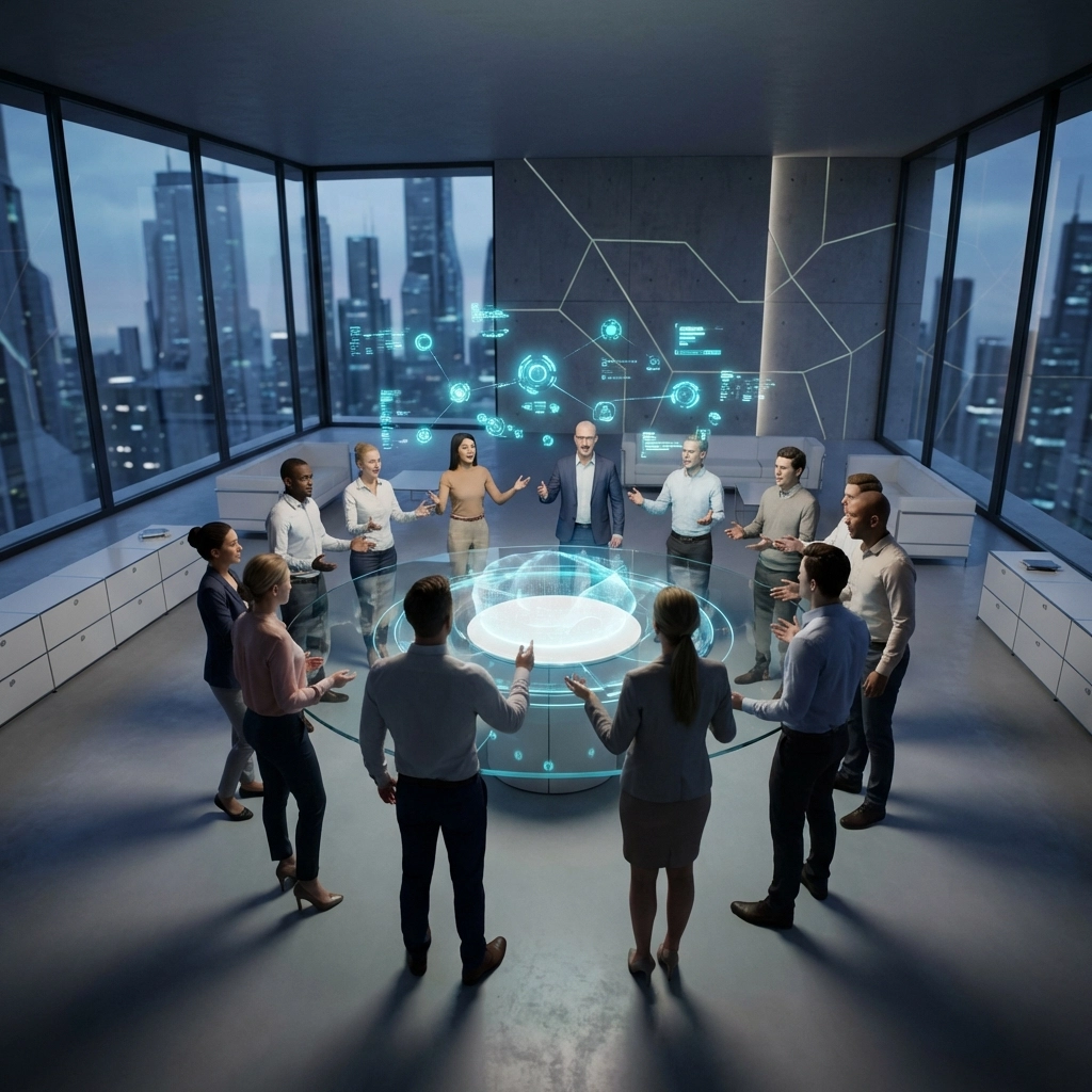 Deutsches Unternehmensteam diskutiert digitale Souveränität und KI-Weiterbildung für mehr Unabhängigkeit