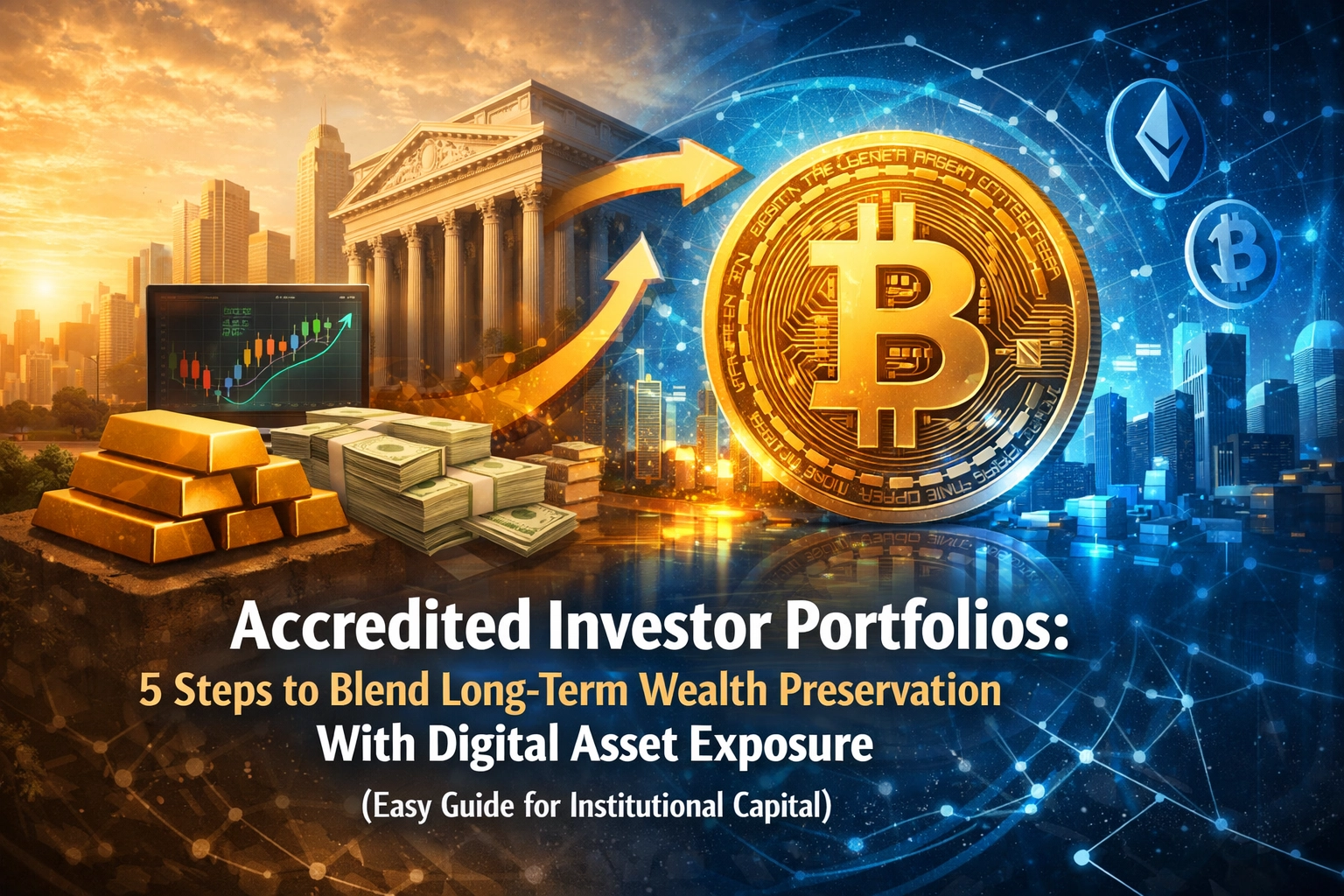 [HERO] Accredited Investor Portfolios: 5 Steps to Blend Long-Term Wealth Preservation With Digital Asset Exposure (Easy Guide for Institutional Capital)