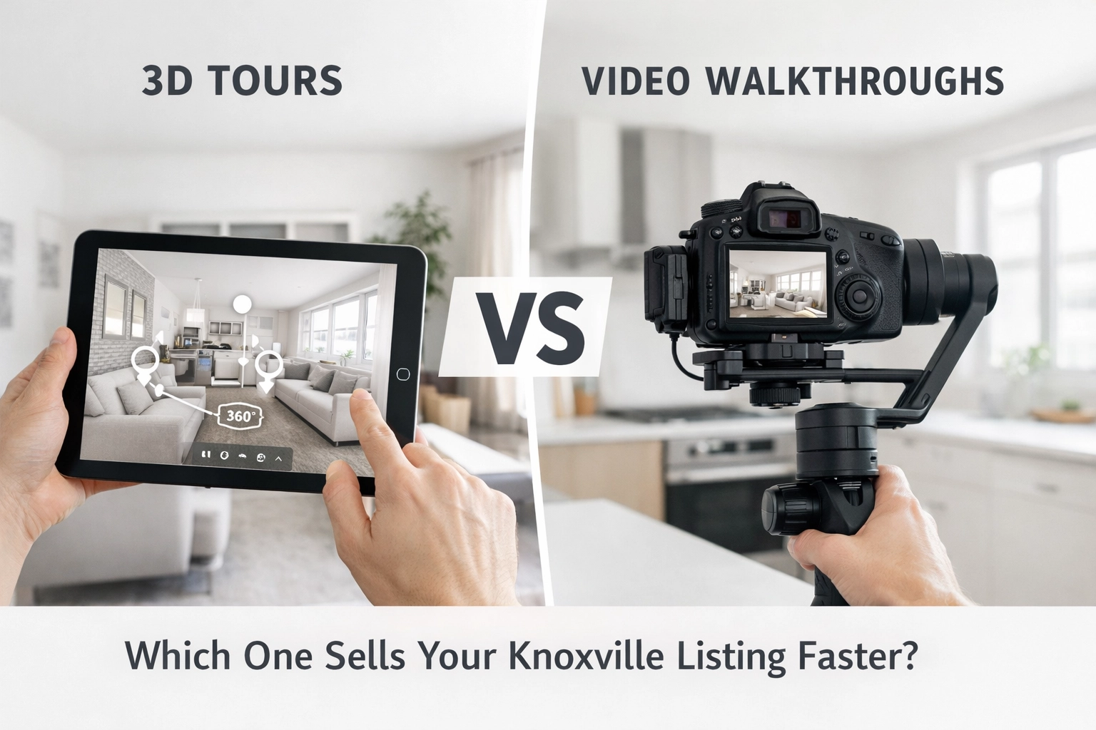 [HERO] 3D Tours vs. Video Walkthroughs: Which One Sells Your Knoxville Listing Faster?