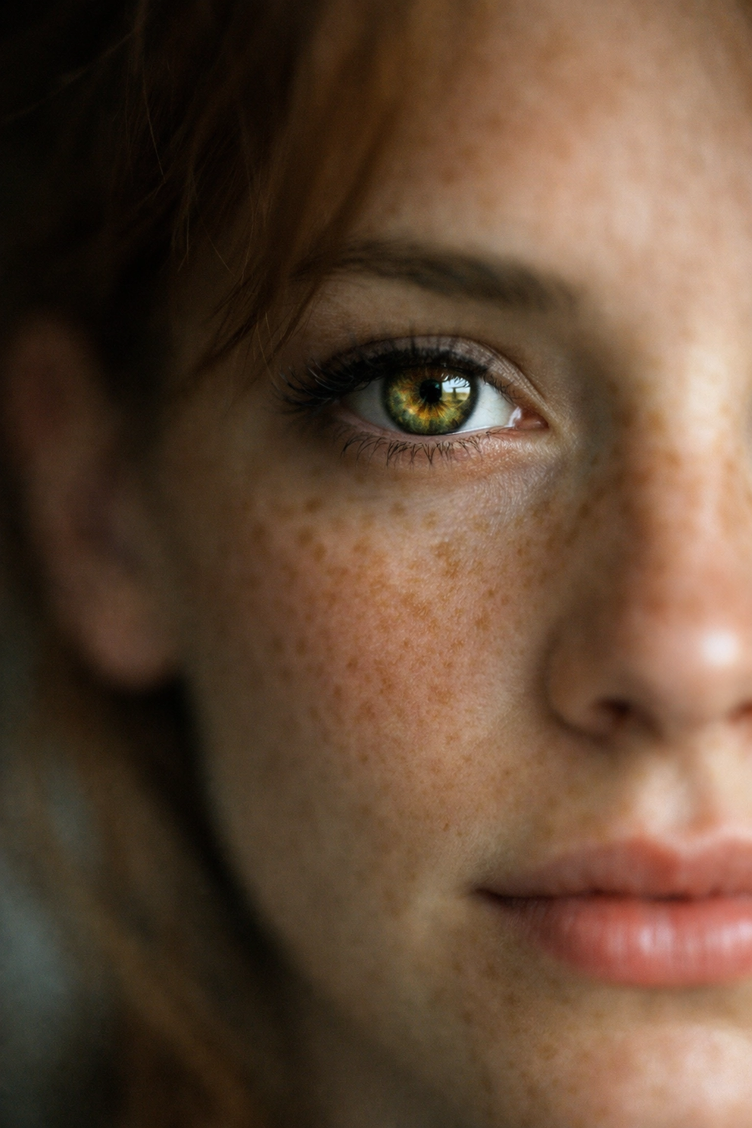 Portrait with shallow depth of field illustrating wide aperture focus challenges in manual mode photography.