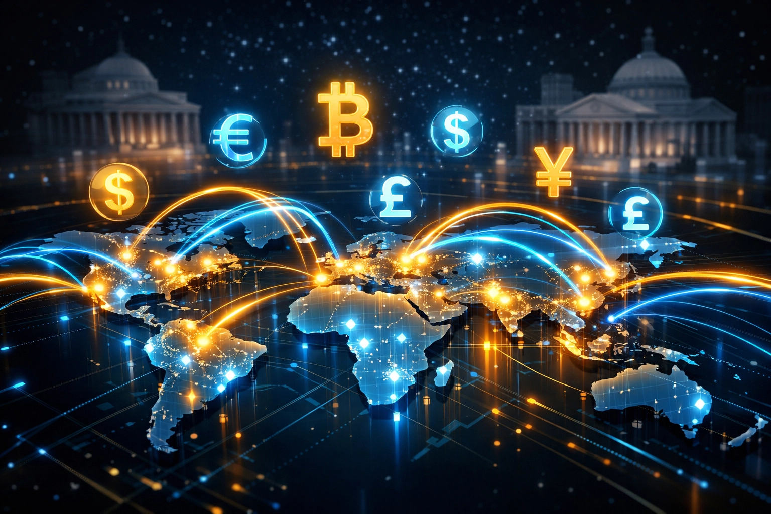 Global crypto payment network enabling borderless stablecoin transactions for small business merchants