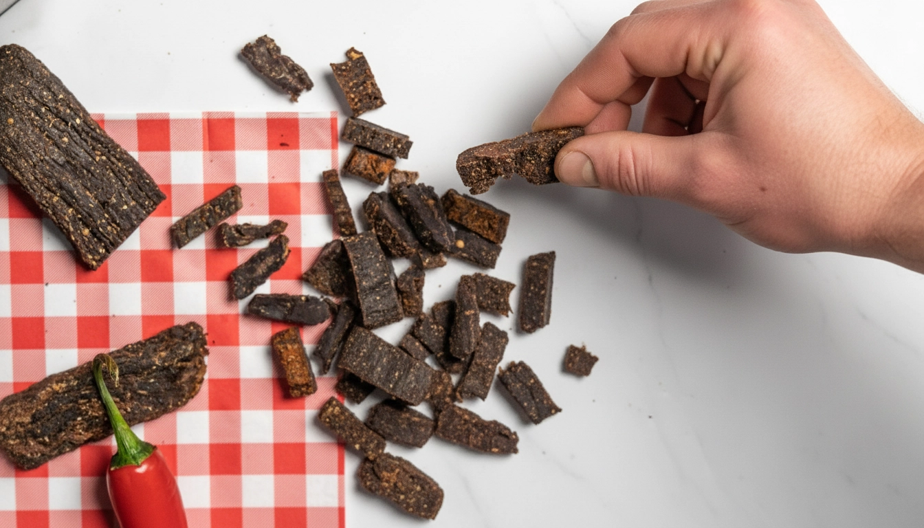 Active Aussies enjoying biltong, outdoor snacking, high protein snacks for energy, healthy meat snacks