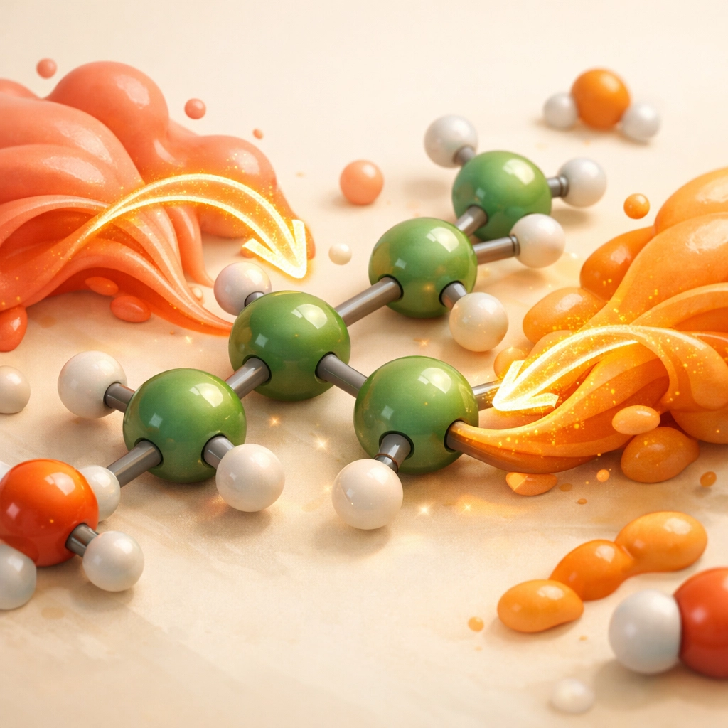 Organic chemistry electron movement illustration showing reaction mechanisms