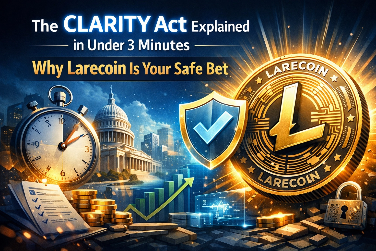 [HERO] The CLARITY Act Explained in Under 3 Minutes: Why Larecoin Is Your Safe Bet