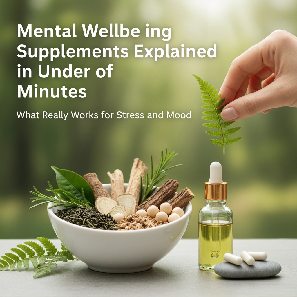 Mental Wellbeing Supplements Explained in Under 3 Minutes: What Really Works for Stress and Mood