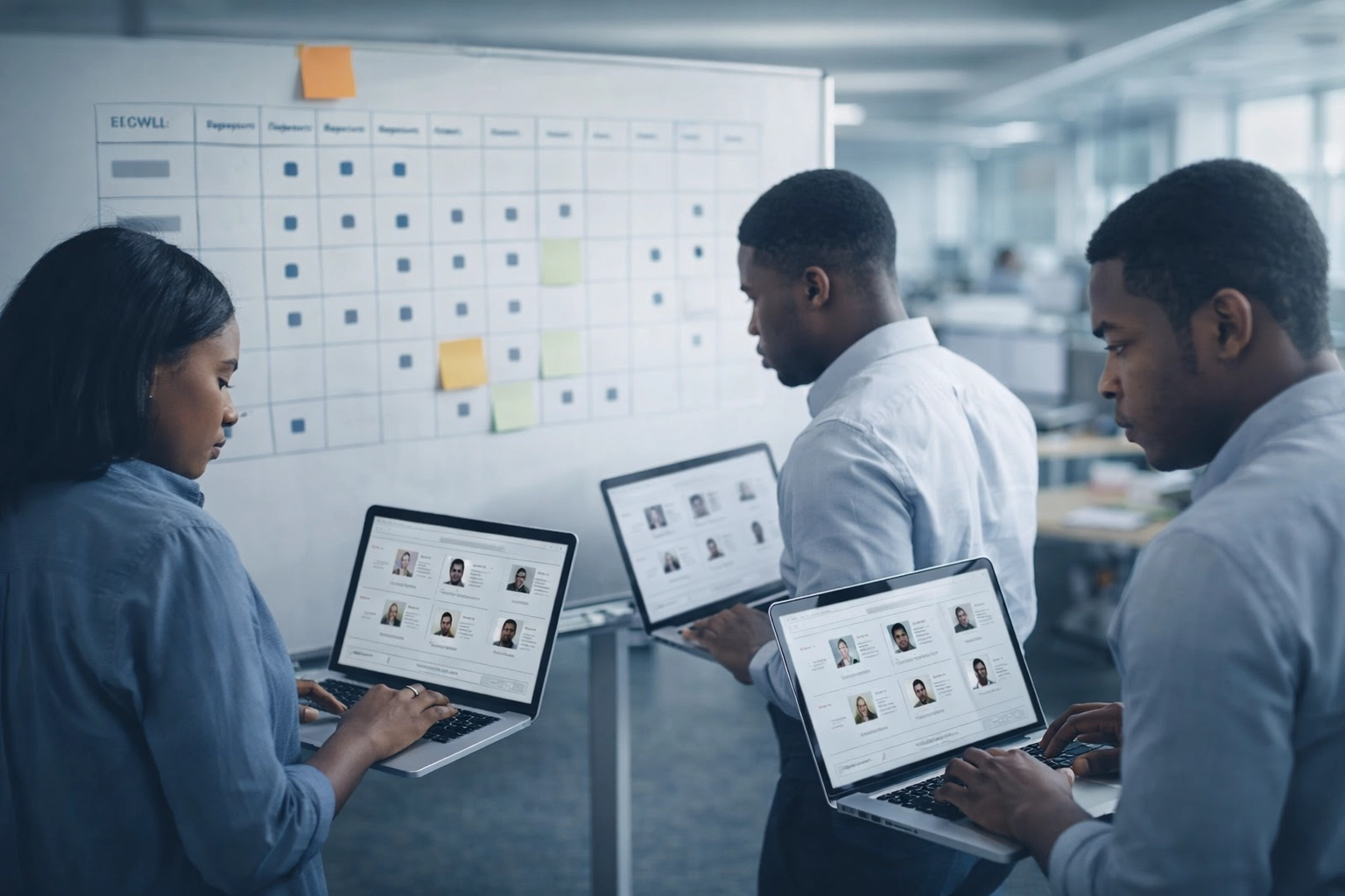 HR team planning competency-based hiring