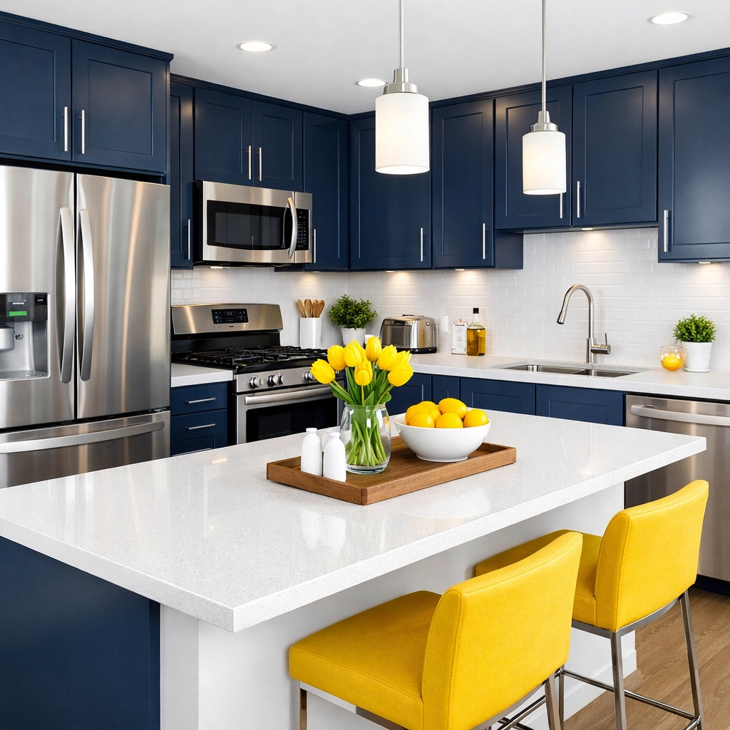 Spotless kitchen in a Gateway Park apartment after professional move-out cleaning Worcester MA.