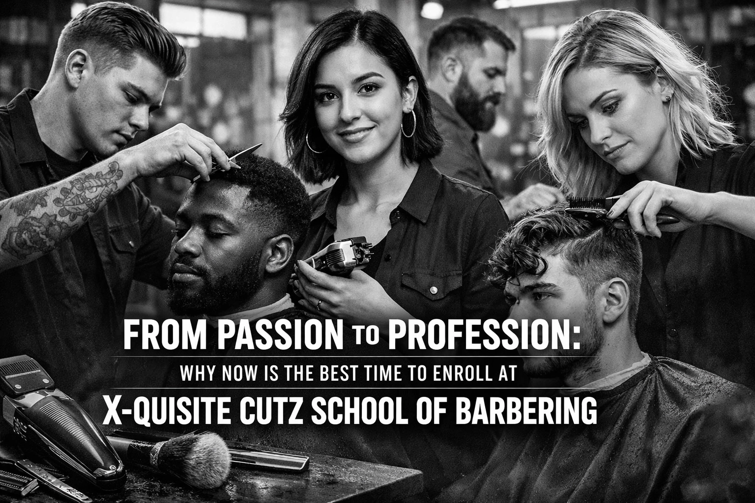 [HERO] From Passion to Profession: Why Now is the Best Time to Enroll at X-Quisite Cutz School of Barbering
