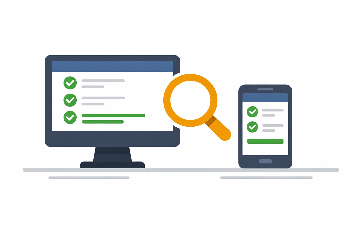 Computer and smartphone screens showing how to check your IRS refund status online.