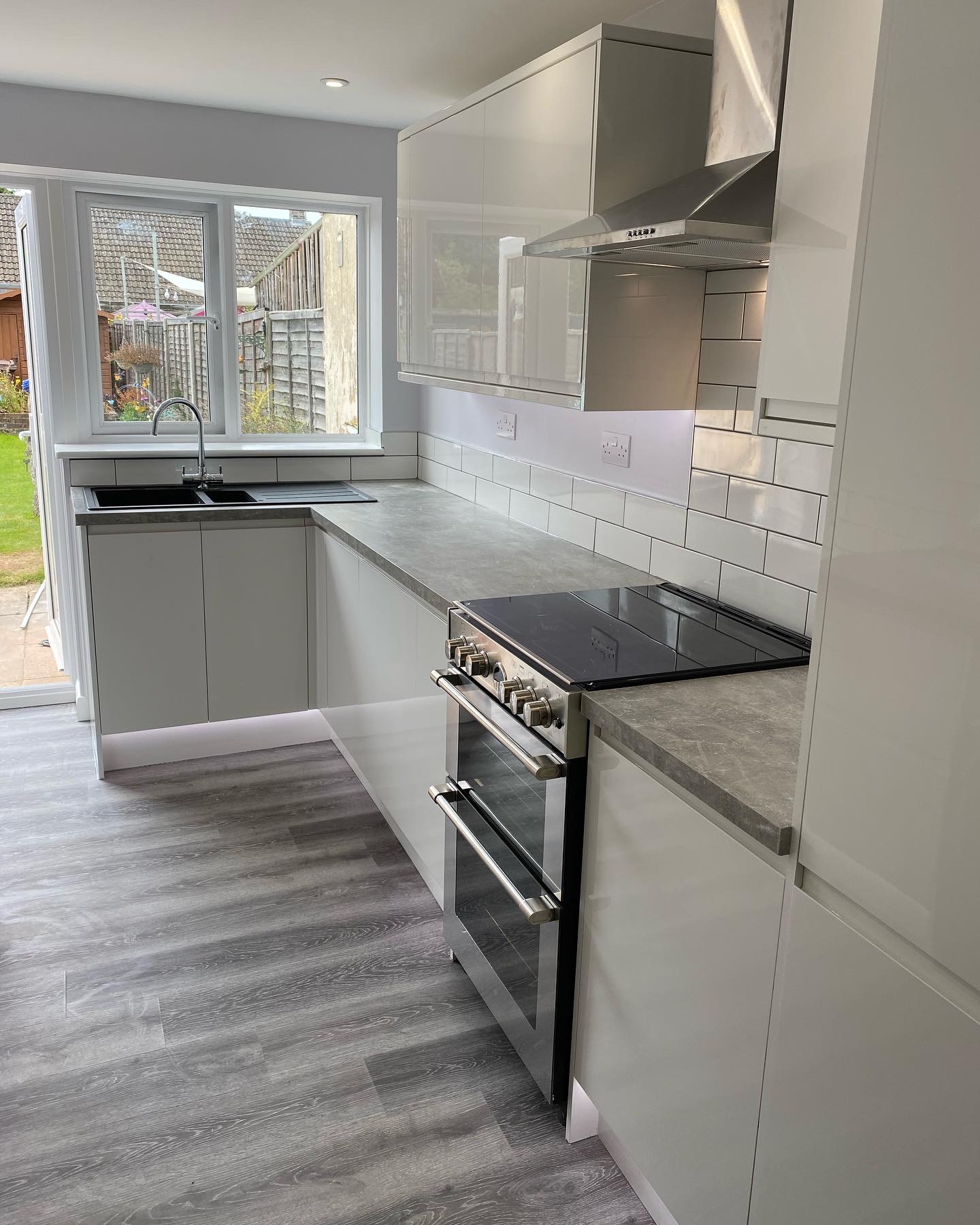 Modern kitchen installation with eco-friendly fixtures