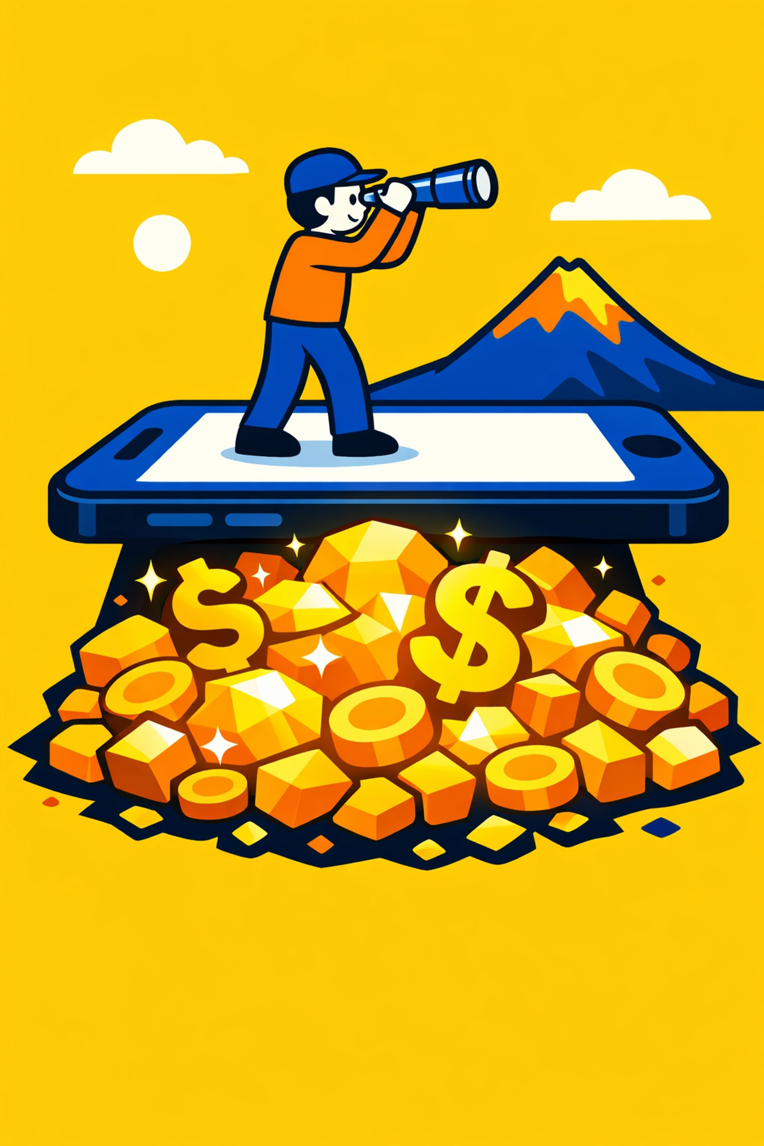 Illustration of a business owner missing revenue opportunities from digital video marketing.