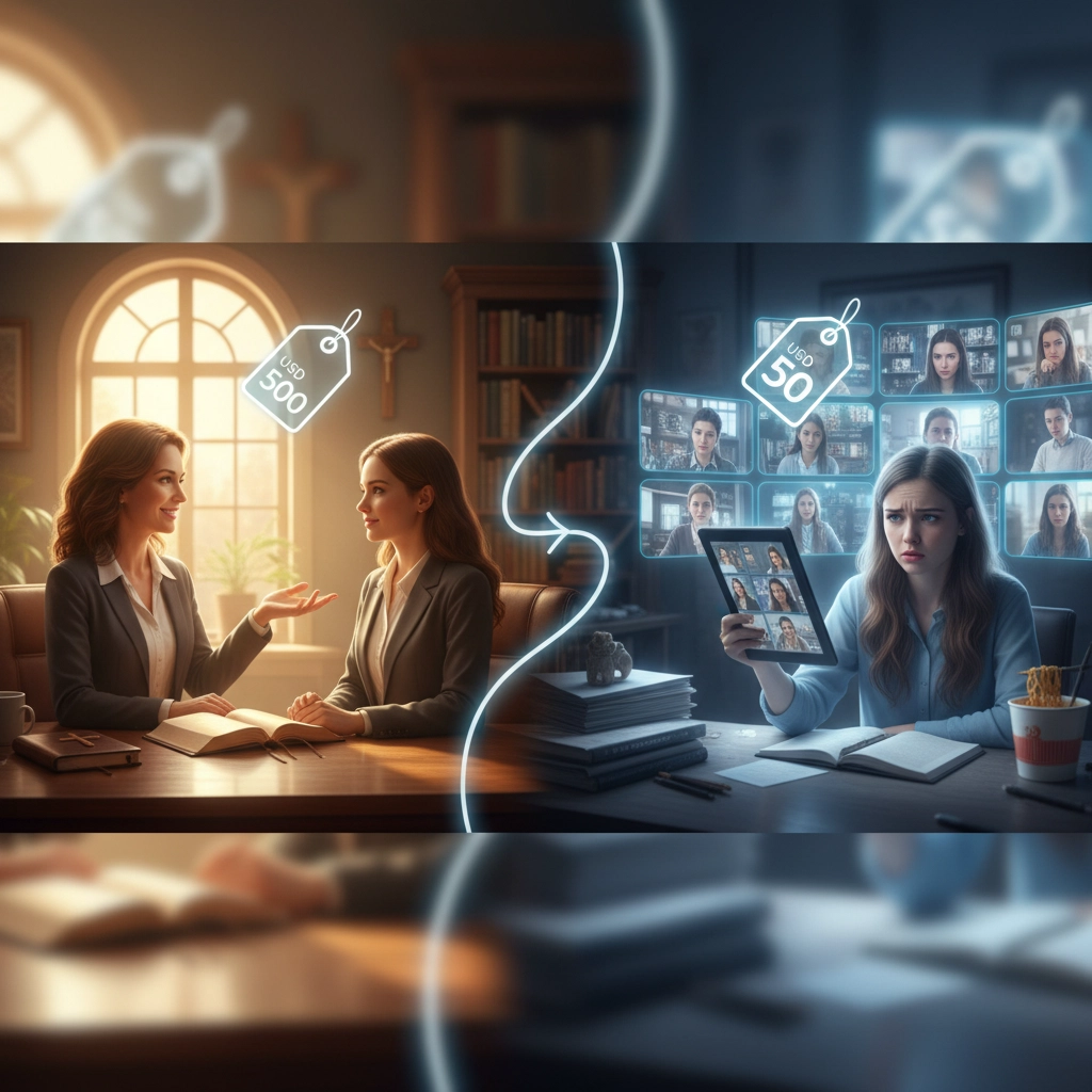 $500 Christian Coaching vs. $50 Coaching: Which Actually Transforms Lives?