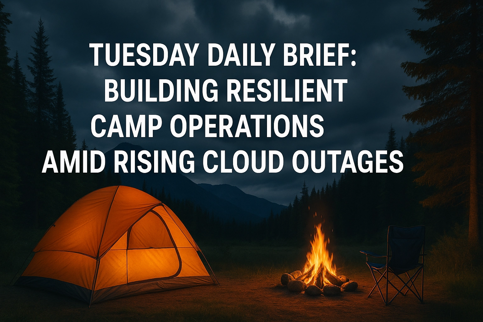 Tuesday Daily Brief: Building Resilient Camp Operations Amid Rising Cloud Outages