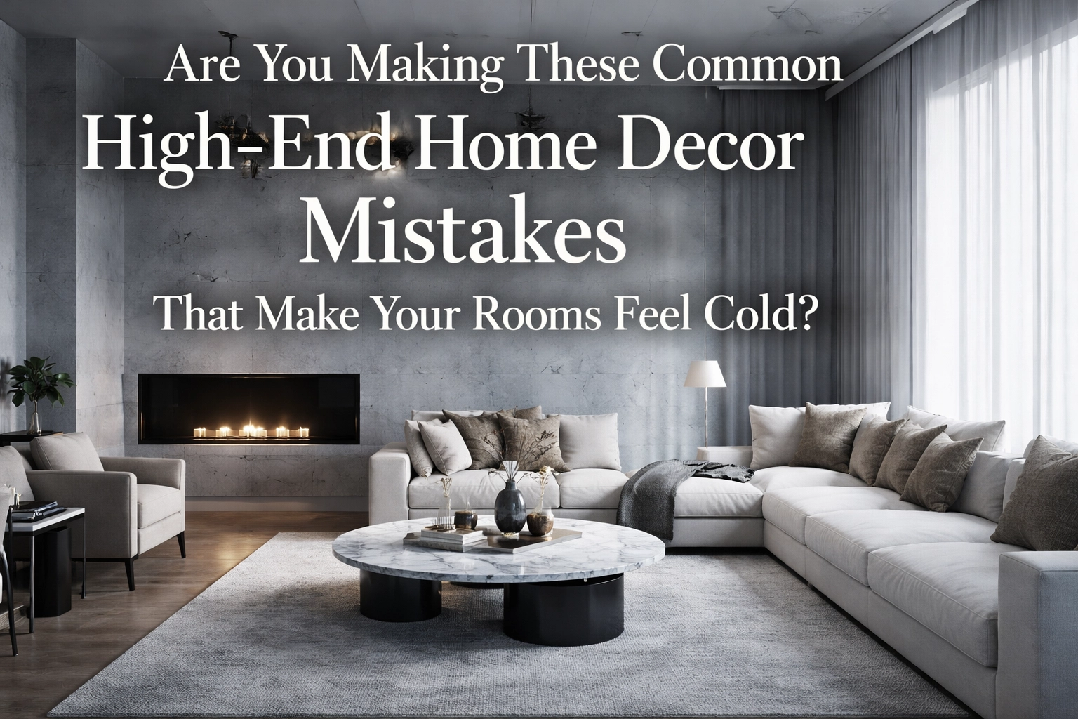 Luxury living room with layered textures, warm lighting, and modern luxury furniture creating an inviting atmosphere