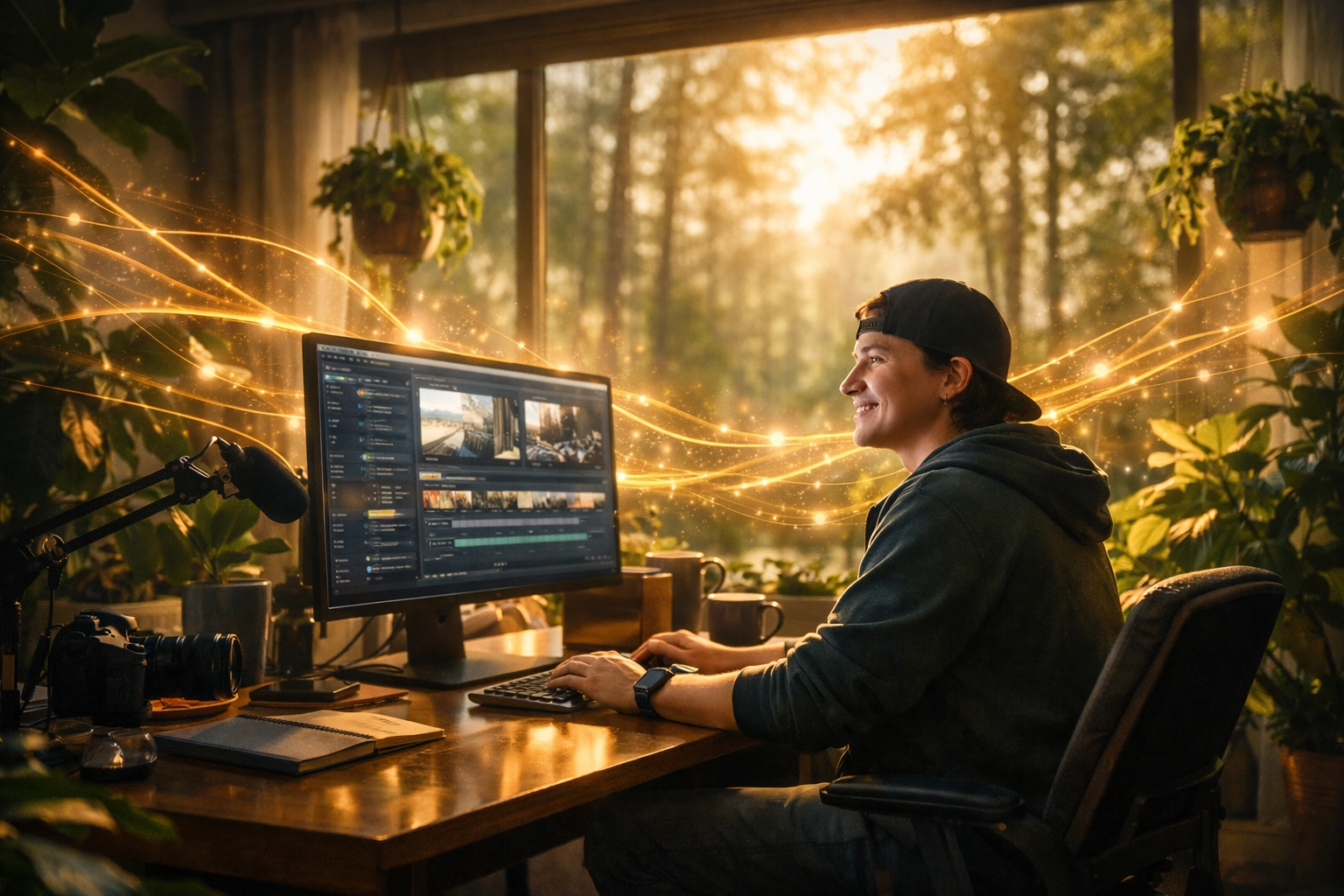 Wellness blogger tracking AI citations and digital connections to increase search authority and conversions.