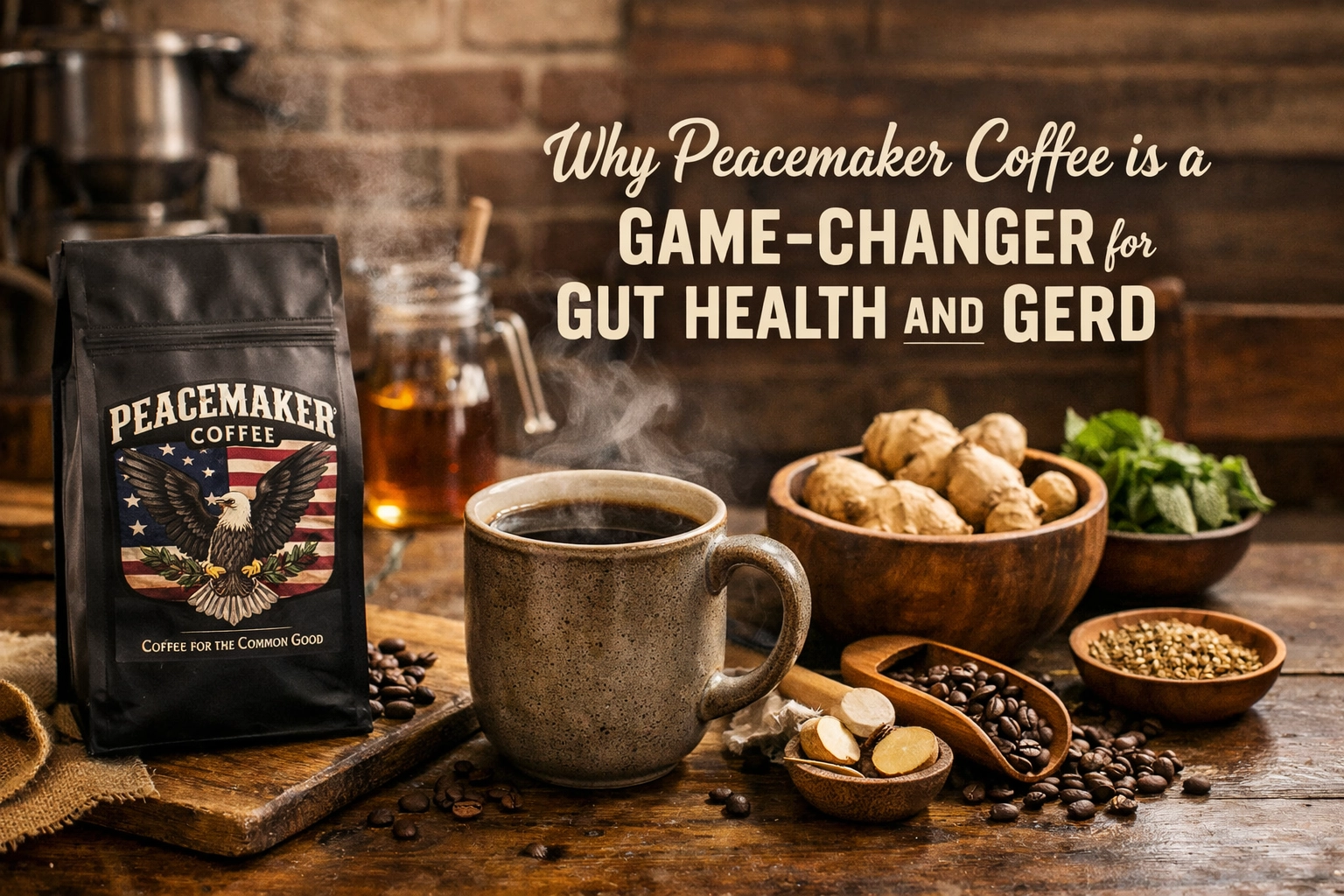 [HERO] Why Peacemaker Coffee is a Game-Changer for Gut Health and GERD