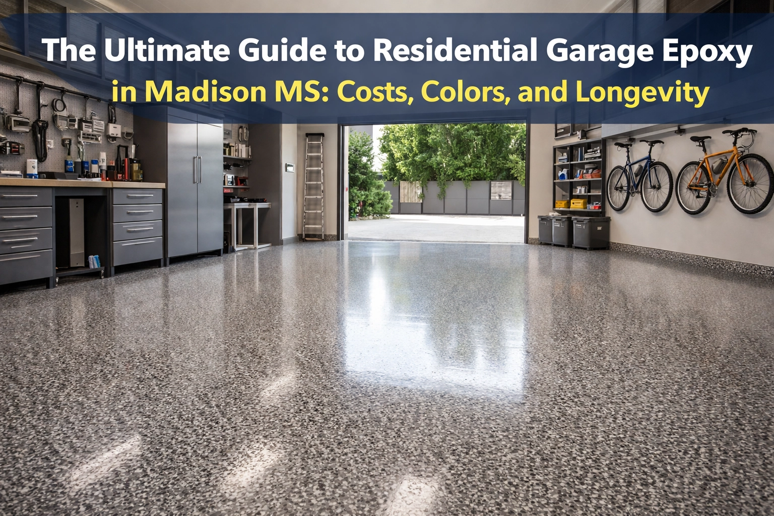 [HERO] The Ultimate Guide to Residential Garage Epoxy in Madison MS: Costs, Colors, and Longevity