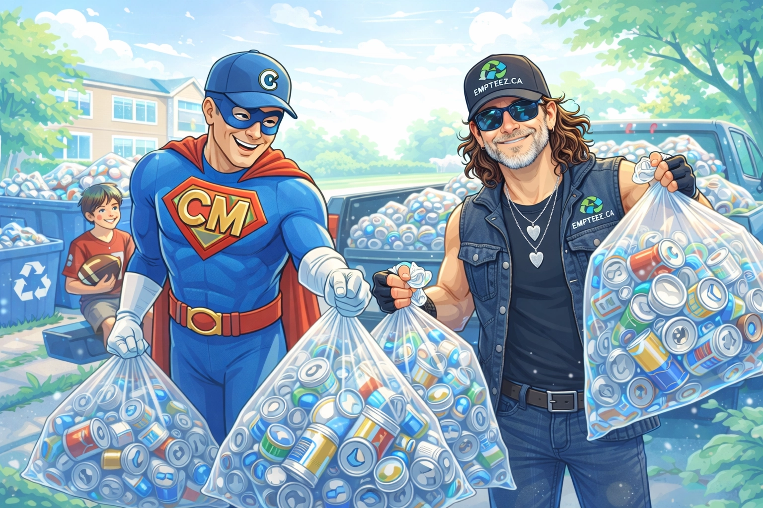 Community recycling event