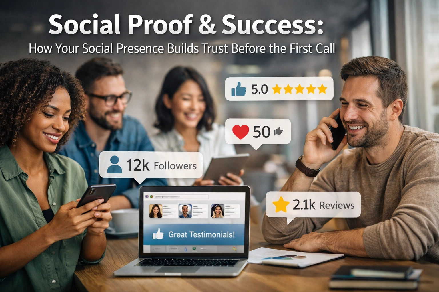 [HERO] Social Proof & Success: How Your Social Presence Builds Trust Before the First Call
