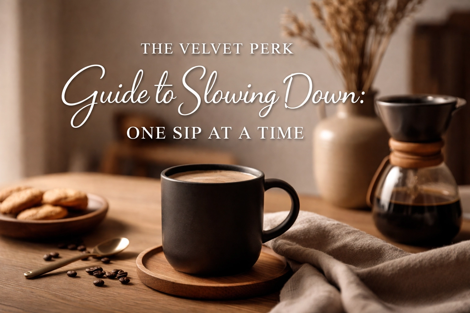 The Velvet Perk Guide to Slowing Down: One Sip at a Time The Velvet Perk Guide to Slowing Down: One Sip at a Time