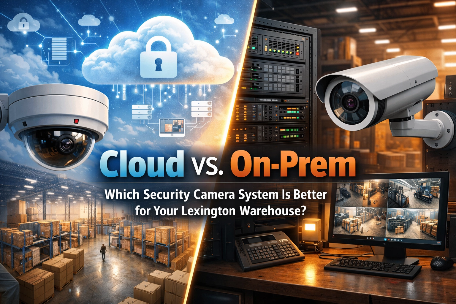 [HERO] Cloud vs. On-Prem: Which Security Camera System Is Better for Your Lexington Warehouse?