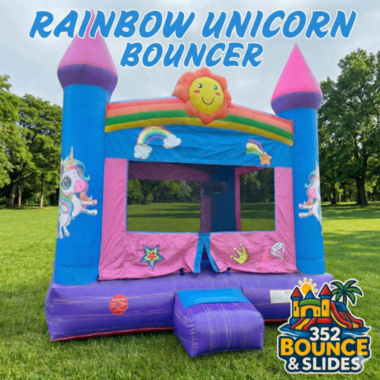 Rainbow Unicorn Bouncer