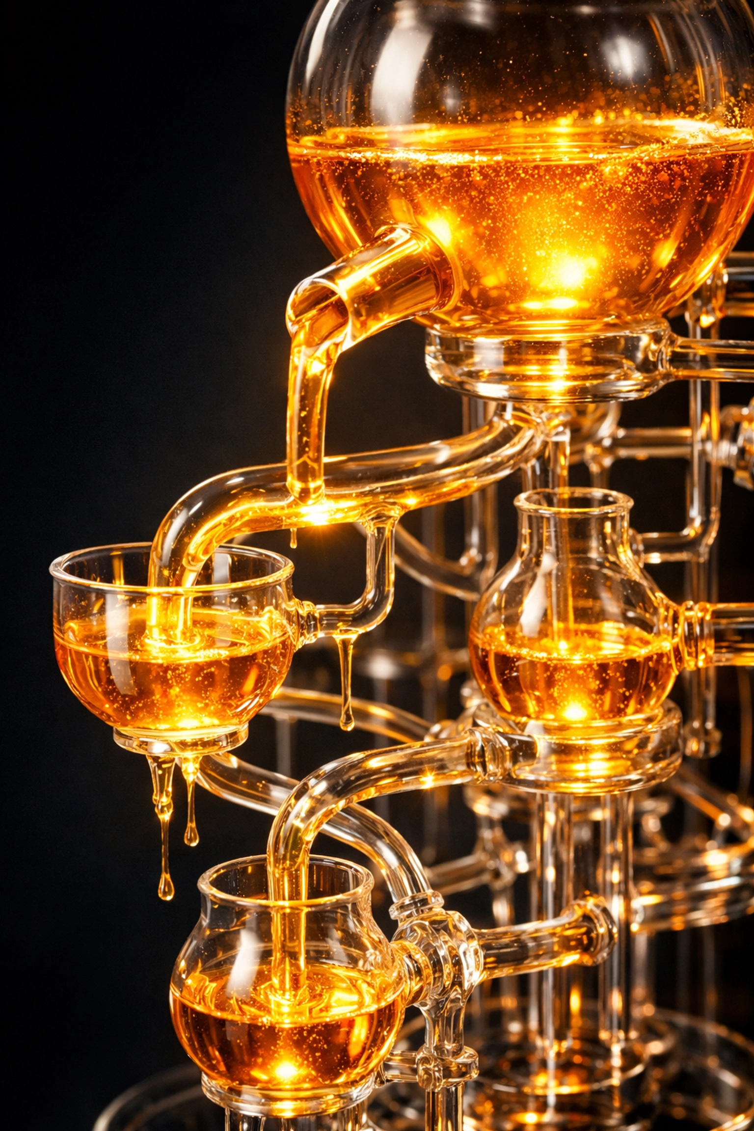 Internal link equity and authority flowing between interconnected site pages to improve rankings.