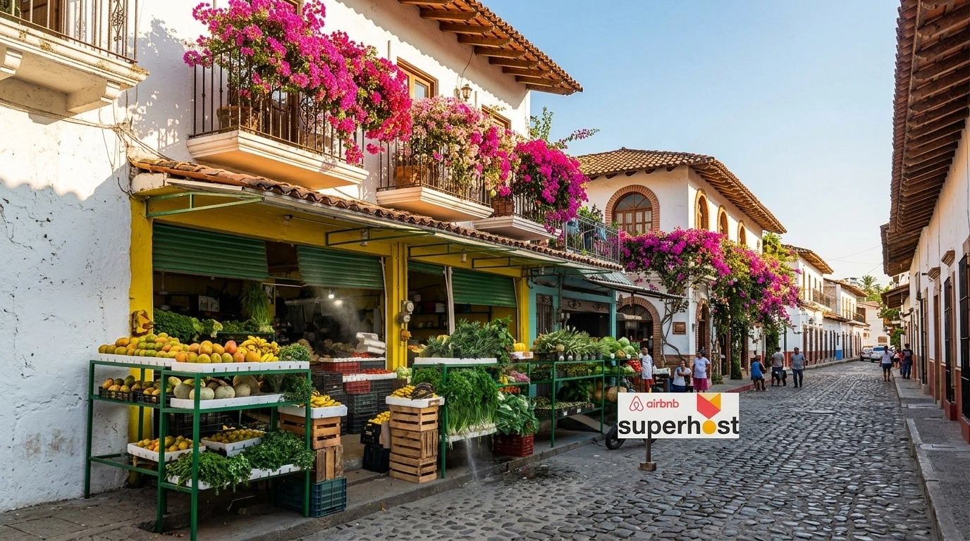 Vibrant Old Town street scene